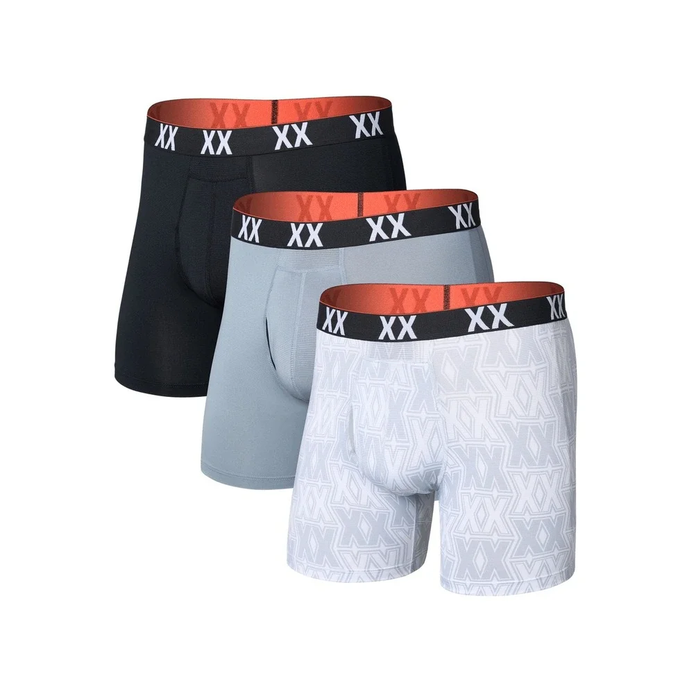 SAXX Pro Sport Mesh Boxer Briefs 3 Pack Men BallPark Pouch